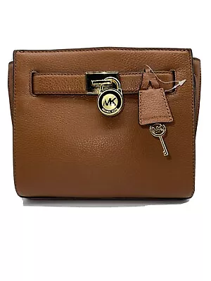 NEW Michael Kors Hamilton Traveler Messenger Cross-body Bag  Color-Luggage • $88