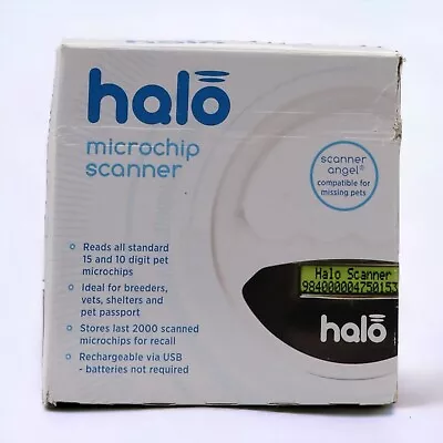 Halo Pet Microchip Reader Scanner (Untested) • $71.99