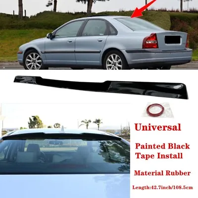 42.7in Universal Black Fit For Volvo S70 1998-2000 Sedan Rear Roof Spoiler Wing • $35.87