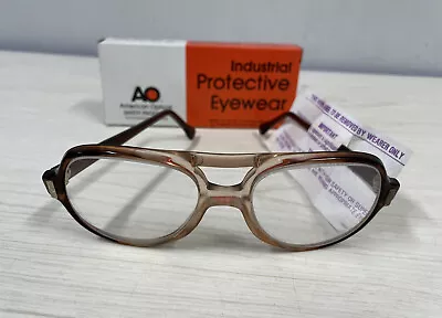 Vintage American Optical Industrial Protective Eyewear Safety Glasses Made USA!! • $49