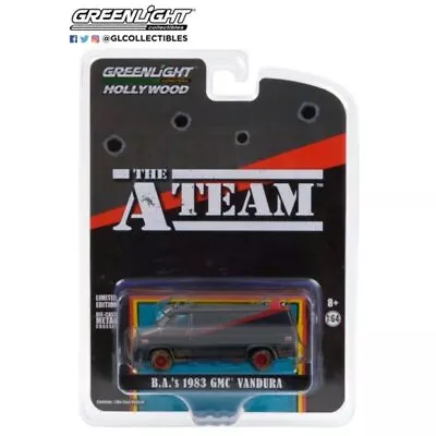 Greenlight 1:64 The A Team GMC Vandura Van 80s TV Series Weathered Diecast Model • £11.95