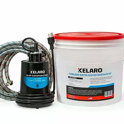 Kelaro Tankless Water Heater Flushing Kit - Just Add Vinegar • $118.97