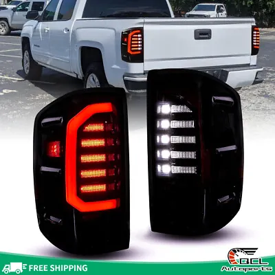 Full Led Tail Lights Brake Lamps For 2014-2018 Chevy Silverado 1500 2500 3500 • $119.99