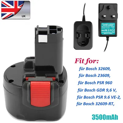 3.5AH 9.6V Battery Ni-MH For Bosch BAT048BAT100BAT119PSR 9.6 VE-2PSR 960 GDR • £234.11