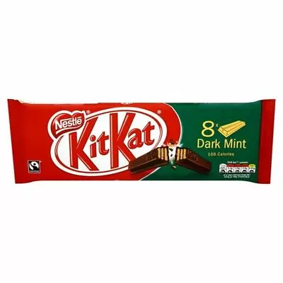 Kit Kat Dark Mint 8 Pack 165.6g (Pack Of 2) • £8.79