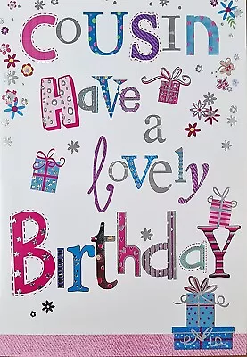 Cousin Have A Lovely Birthday Card. Card For Female • £2.09