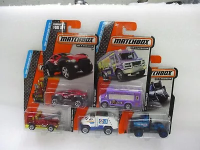 Matchbox Thailand Superfast 2013 Lot Of 5 City Service Vehicles Lot #1 Carded • $4.25