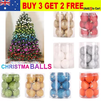 Christmas Tree Xmas Balls Decorations Baubles Party Wedding Ornament 12Pcs/Pack • $8.72