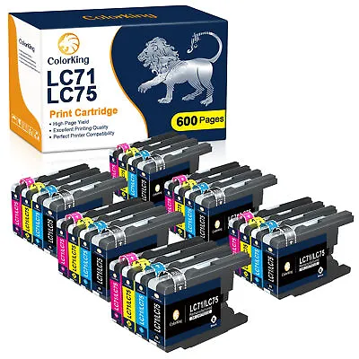 LC75 LC71 Ink Cartridge Compatible For Brother J280W J425W J825DW J835DW Lot • $7.59