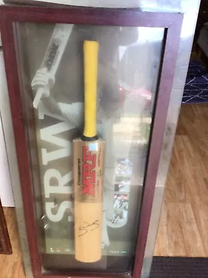 Steve Waugh Signed And Framed  Full Size Cricket Bat  • $800