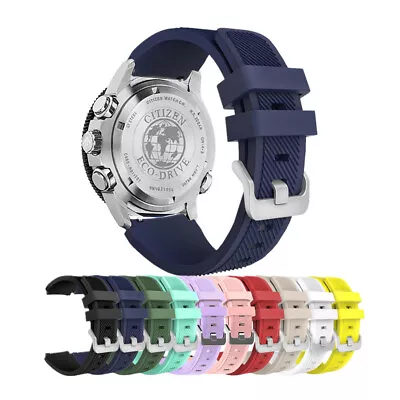 For Citizen Eco-Drive Watch Band 22mm Quick Release Rugged Silicone Wrist Strap • $9.99