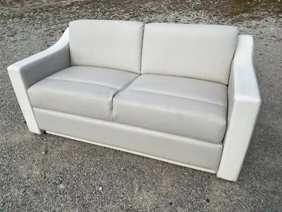 Villa 66  Cream Sofa FT Couch Boat Or RV Motorhome Fold And Tumble • $1600