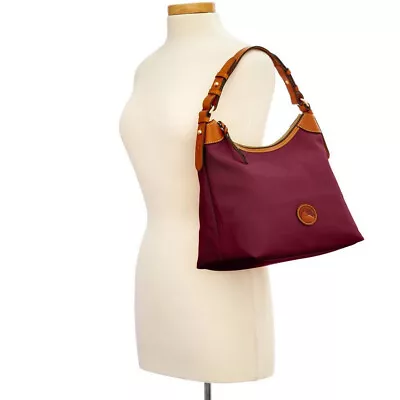 Dooney & Bourke Large Nyon Erica CRANBERRY NWT • $139