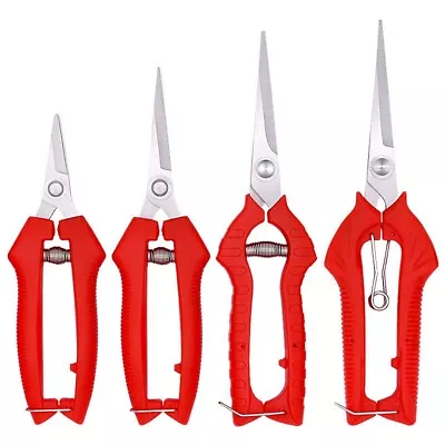 Garden Pruning Shears Scissors Precision Bud Pruning  Plant Trimmer Tools Set • £6