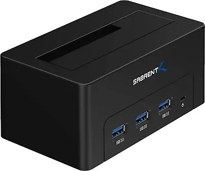£24.95 • Buy SABRENT USB 3.0 SATA/SSD 2.5  HDD Docking Station With 3 USB Ports (DS-U301)