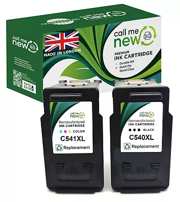 Refilled Ink Cartridges For Canon 540XL 541XL PIXMA MG3150 MG3550 MG3650 MX370 • £26.99