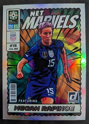 Megan Rapinoe 2023 Donruss FIFA Women's World Cup NET MARVELS INSERT #23 USA • $2.75