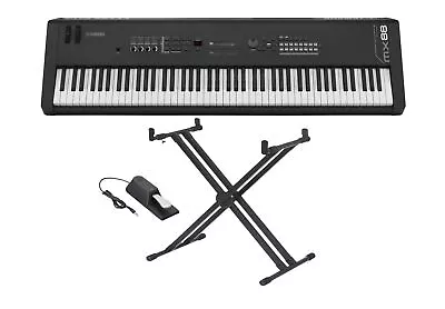 Yamaha MX88BK-K2 88-Key Stage Keyboard With Pro Stand And FC3A Sustain Pedal • $1219