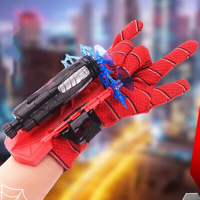 Disney Marvel Spiderman Launcher Spider Web Launcher Glove Toys Children Gift UK • £9.49