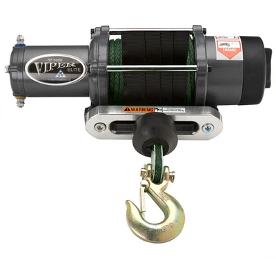 $327.99 • Buy VIPER Elite 5000lb UTV Winch Kit W/ 60 Feet GREEN AmSteel-BLUE Synthetic Rope