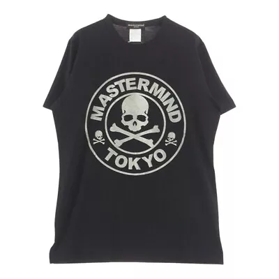Mastermind TOKYO Lame Skull Logo Print Short Sleeve T-Shirt Black Size : M MMD2 • $159.92