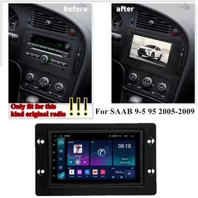 7'' Android 12 Car Stereo Radio GPS WIFI Mirror Link For SAAB 9-5 95 2005-2009 • $160.86