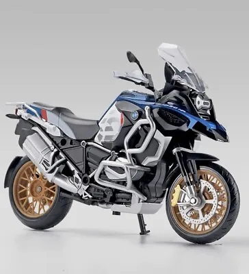 1:12 BMW R1250 GS Collection White Diecast Motorcycle Model • $25