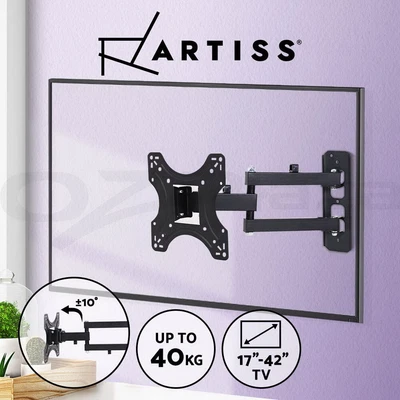 $21.95 • Buy Artiss TV Wall Mount Bracket Tilt Swivel Full Motion 17 24 27 32 37 42 Inch