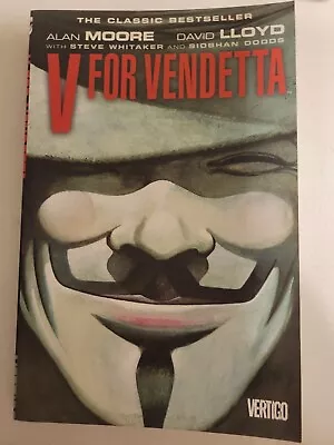 V For Vendetta TPB NM SC GN New Vertigo Edition Classic Alan Moore David Lloyd • $14.95