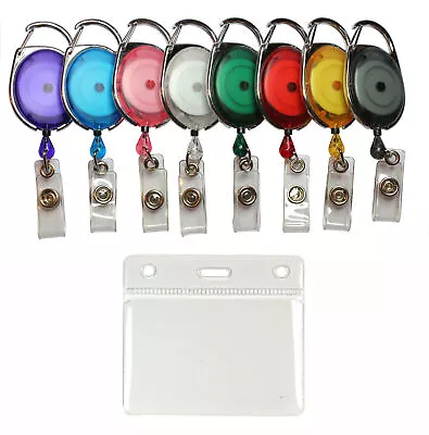 ID Card Holder Retractable Premier Yoyo Badge Reels With Flexible ID Card Holder • £2.95