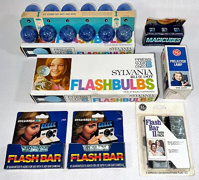 Sylvania GE Flash Bulbs & Projector Lamp Vintage With Orig. Boxes Asstd Lot • $24.95