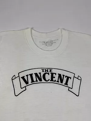 Vintage 60s 70s Vietnam Era The Vincent Motorcycle Under T Shirt • $75