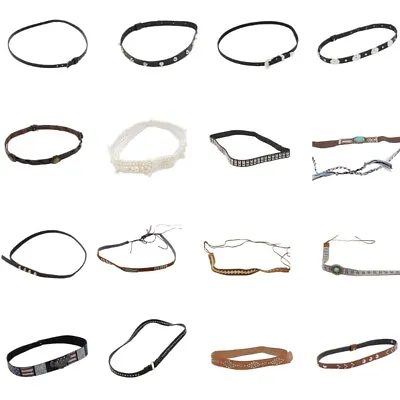 Leather Hat Bands Western Hat Bands Hat Belts For Fedora Hat Cowboy Hat Bands • £5.88