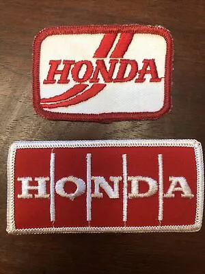 NEW!! Vintage Red Honda Patch 4 X2 And3”x2” Sew Or Iron On Pick 1 • $4.69