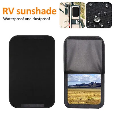 $12.77 • Buy 16x25  RV Door Window Shade Cover For Camper Privacy Entrance UV Protection