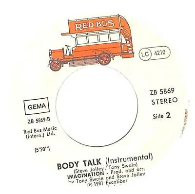 Imagination Body Talk 7  Vinyl Record Single 1981 ZB5869 45 • £3.10