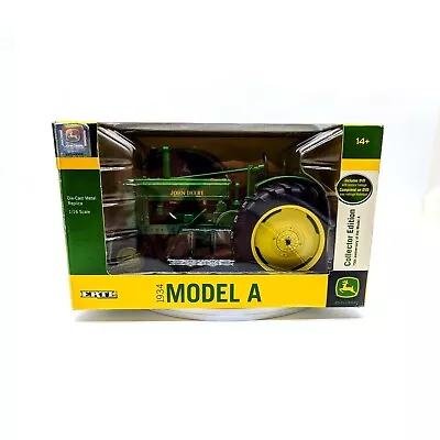 John Deere Model A Tractor Collector Edition By Ertl 1/16 Scale Farm Toy • $119