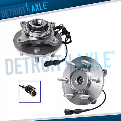 Pair 4WD Front Wheel Hub And Bearings For Ford F-150 Expedition Lincoln Mark LT • $135.36