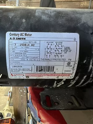 Century Ac Motor 5 Hp 3phase MOTOR ONLY • $250