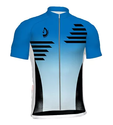 Mens Summer Cycling Shirt Half Sleeves Riding Outdoor Team Bicycle Jersey AU • $26.99