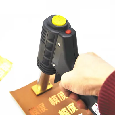 Handheld Leather Stamping Machine Hot Foil DIY Logo Seal Heating Embosser 110V • $51.30
