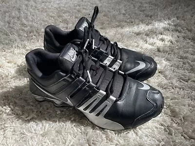 Nike Shox Current Mens Size 12 Black Running Athletic Shoes Sneakers 633631-015 • $74.99