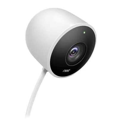 Nest Cam Outdoor Security Camera Wi-Fi Wired 1080P Night Vision NC2100ES(Google) • $129.99