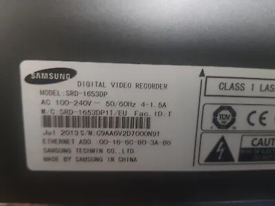 Samsung SRD-1653DP 16 Channel 1TB CCTV DVR Recorder With Monitor. • £250