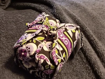 NEW/with Tags Vera Bradley All Wrapped Up Travel Jewelry Case In PLUM PETALS • $11.99