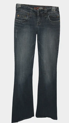 $9.53 • Buy Hydraulic Womens Jeans Blue Denim Juniors 3/4 Curvy Lola Fit Bootcut Ladies