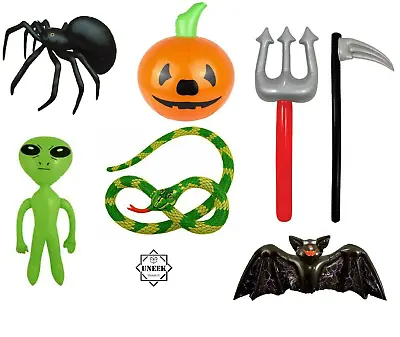 HALLOWEEN INFLATABLES Blow Up Inflatable Fancy Dress Party Prop Decoration UK • £3.75