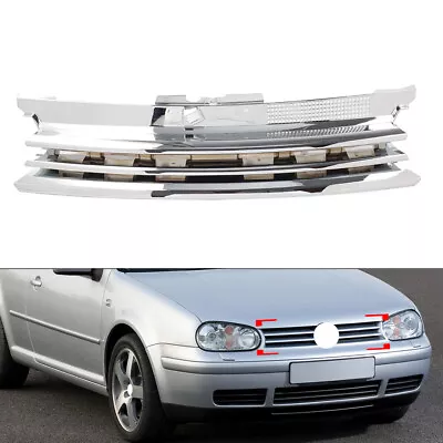 $57.08 • Buy Front Bumper Hood Grille For VW Golf GTI R32 MK4 1999-2006