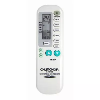 $19.99 • Buy Universal AC Remote Control Aircon Air Conditioner Multibrand 1000 In 1 - White
