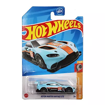 HOT WHEELS Aston Martin Vantage GTE HW Turbo Gulf Racing Blue Car HKJ37 2023 • $2.49